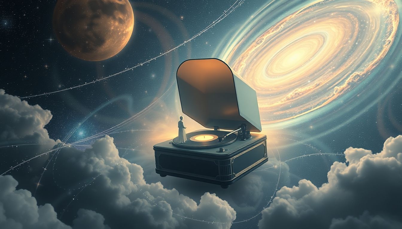 Rêver d’un phonographe évoque souvent un message de l’au-delà.