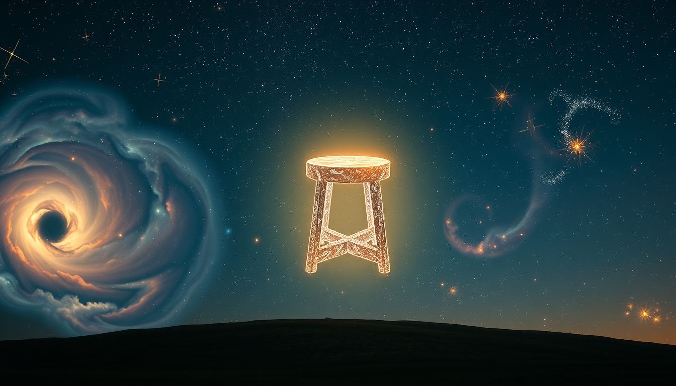 Rêver d’un tabouret lié à une personne révèle un soutien émotionnel.