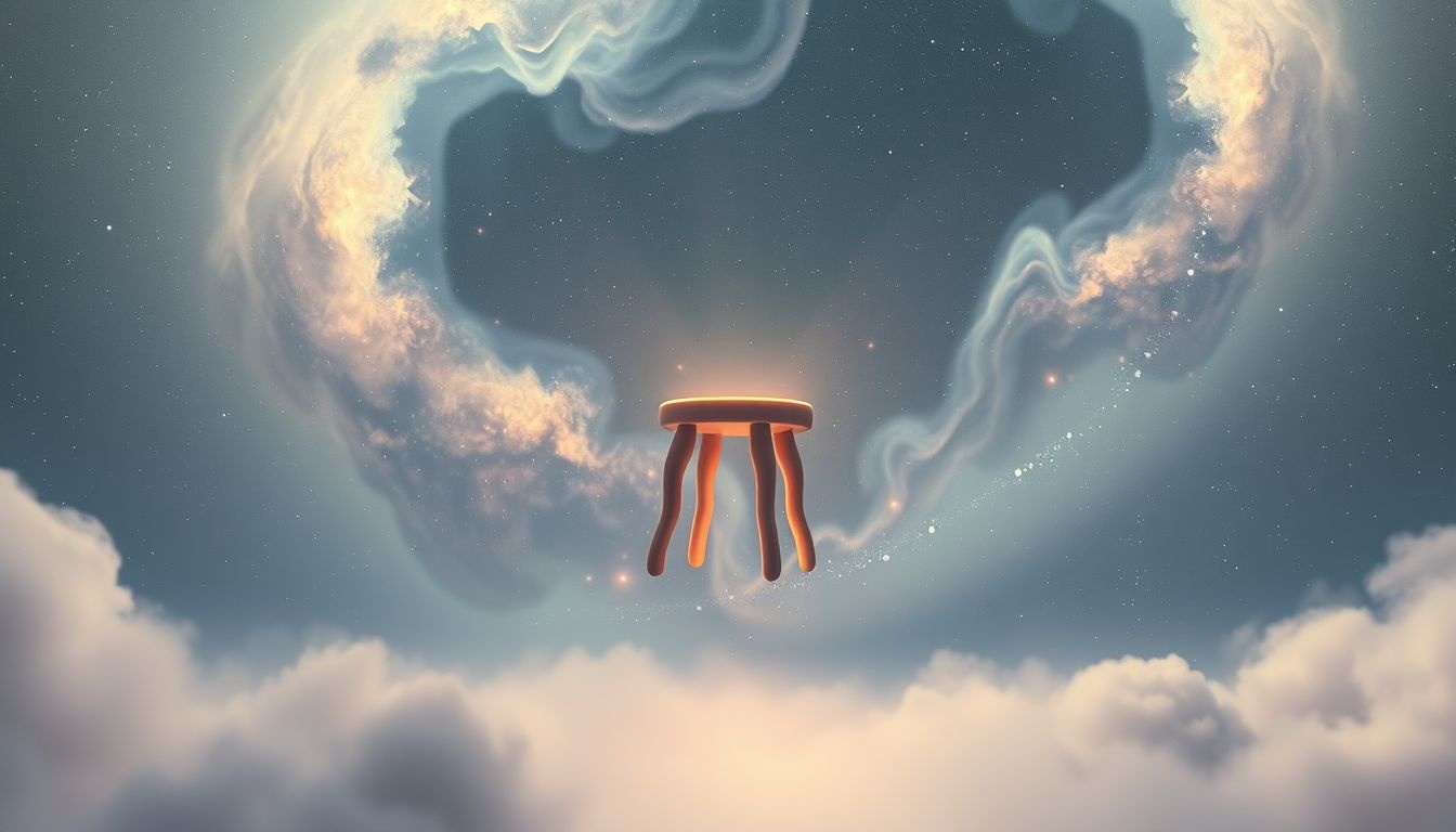 Rêver d'un tabouret bancal symbolise une instabilité dans votre vie.