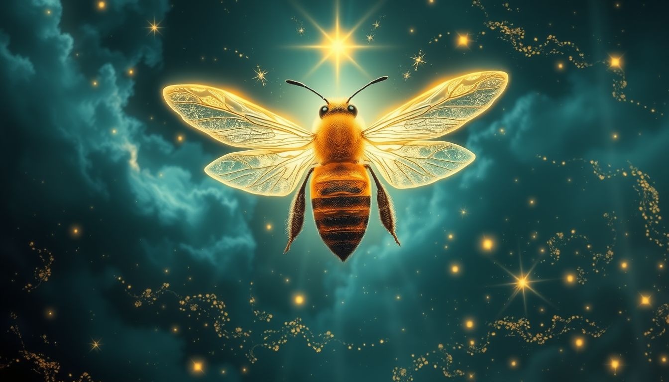 Rêver d'abeille reine symbolise pouvoir, fertilité et leadership naturel.