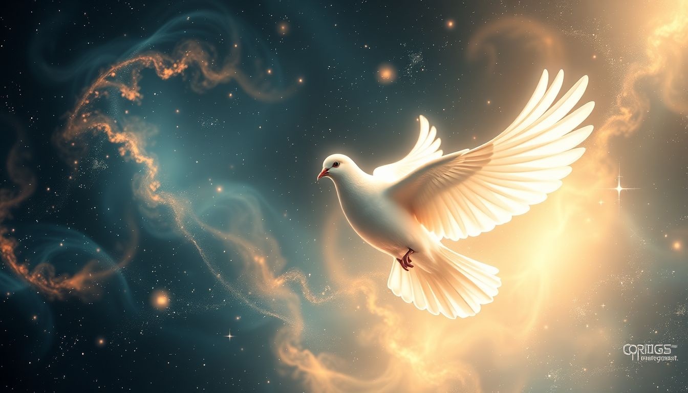 Rêver d'une colombe symbolise souvent paix intérieure et liberté.