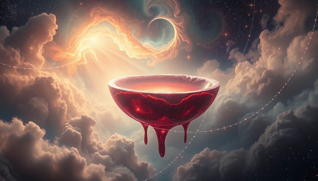 Rêver de sang dans une cuvette révèle des blessures émotionnelles cachées.