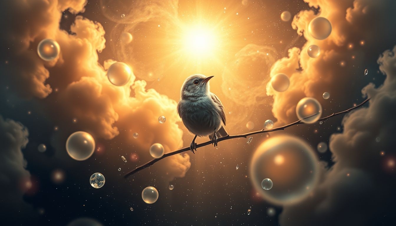 Rêver d'une fauvette révèle souvent une profonde introspection personnelle.