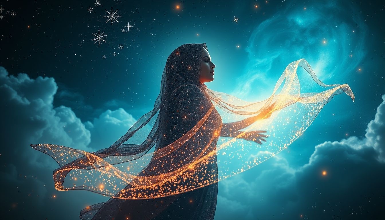 Rêver d'une femme voilée symbolise pureté et spiritualité intérieure.