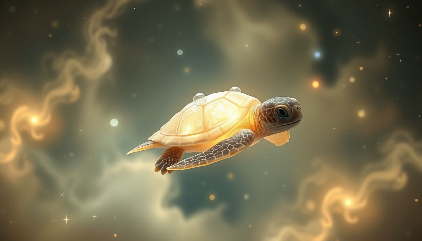 Rêver d'une petite tortue symbolise un nouveau départ prometteur.