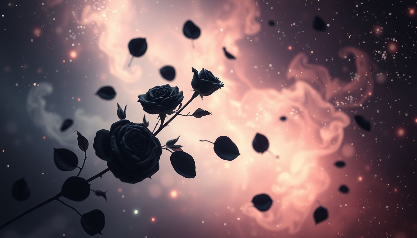 Rêver de roses noires symbolise la fin et la renaissance intérieure.