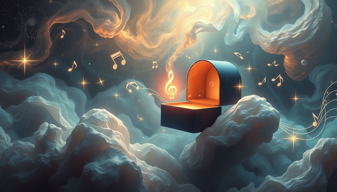 Rêver d'une tabatière musicale révèle souvent une harmonie intérieure profonde.