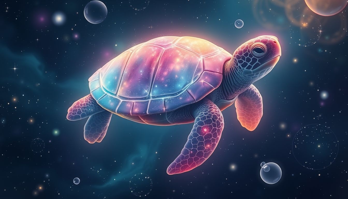 Rêver d’une tortue changeante symbolise une profonde transformation intérieure.