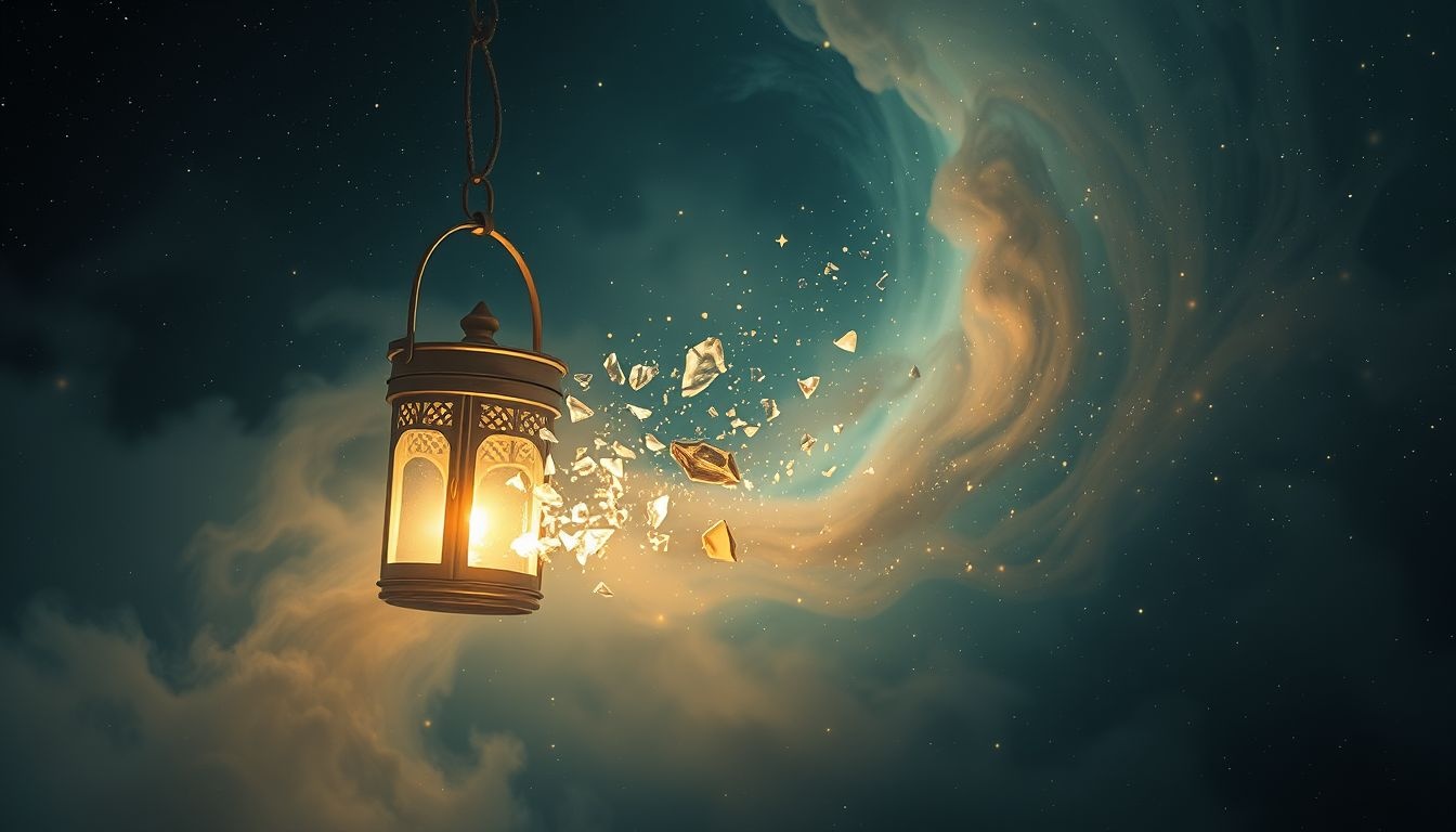 Briser une veilleuse symbolise souvent la fin d’une protection.