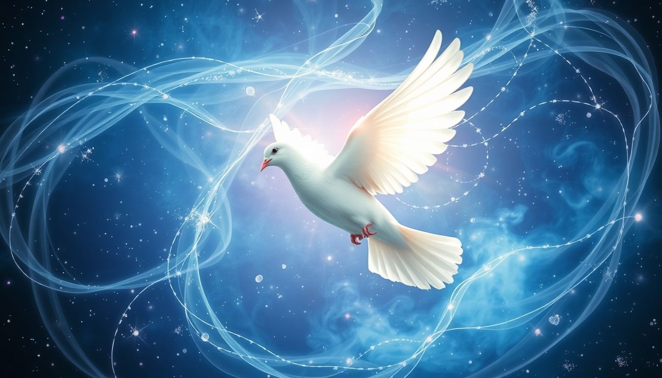 Rêver de capturer une colombe symbolise souvent une liberté entravée.