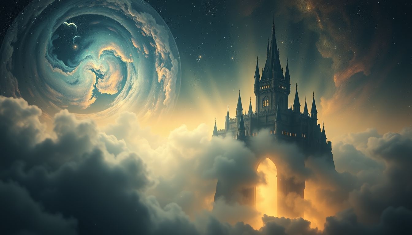 Rêver de châteaux symbolise souvent pouvoir mêlé à solitude profonde.