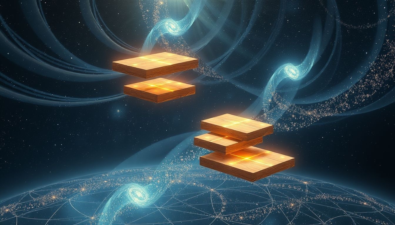 Rêver de construire un parquet symbolise des projets durables et solides.