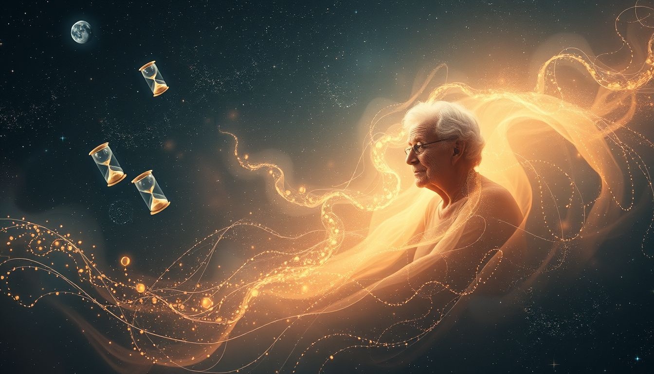 Rêver d’être âgé révèle souvent l’acceptation du temps qui passe.