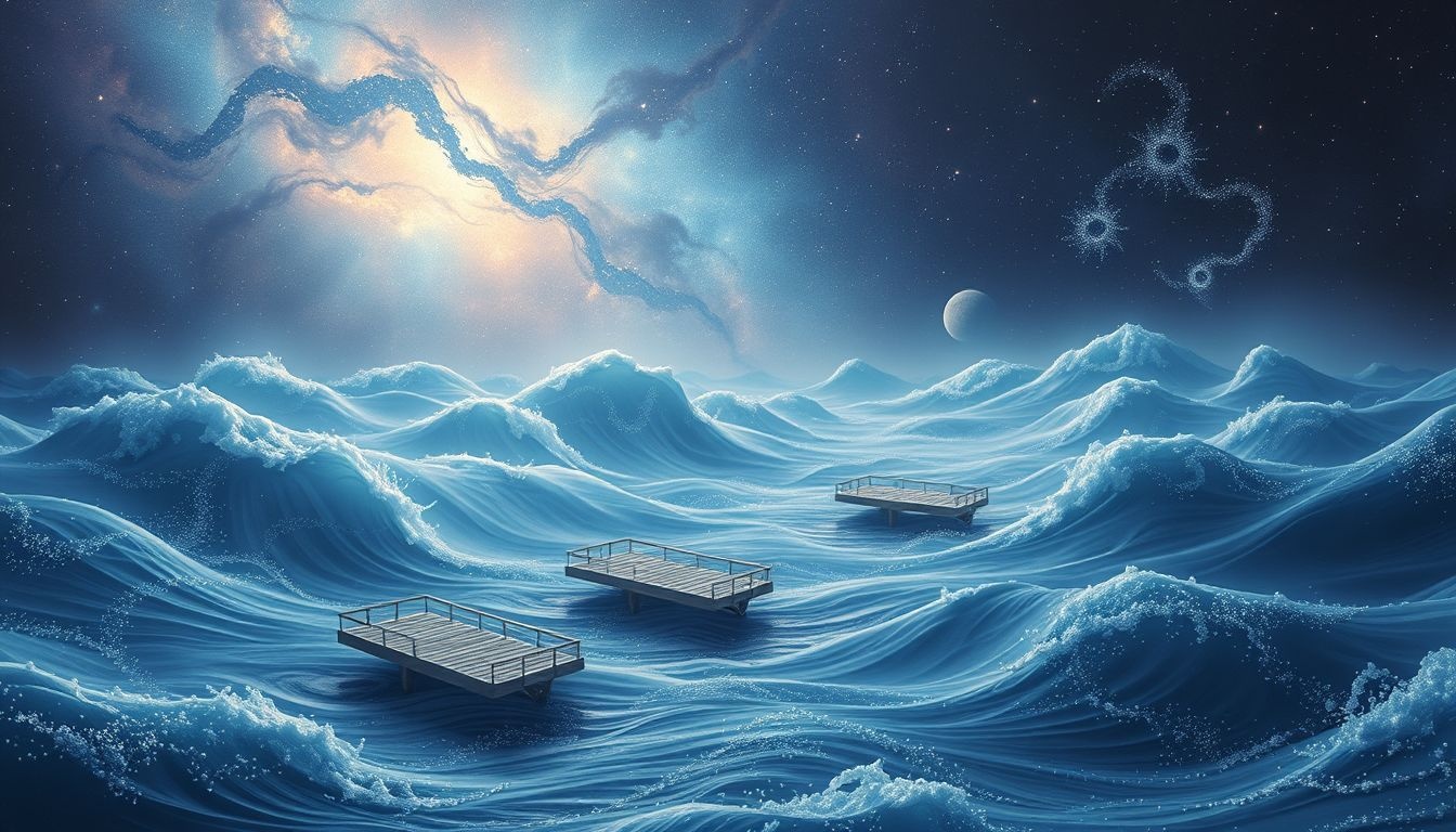 Rêver de docks agités révèle des conflits émotionnels internes profonds.