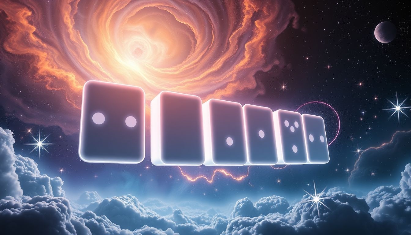 Rêver de dominos géants symbolise un effet boule de neige imminent.