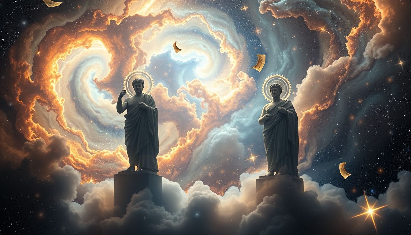 Rêver d'Antiquité symbolise sagesse et fondations spirituelles profondes.