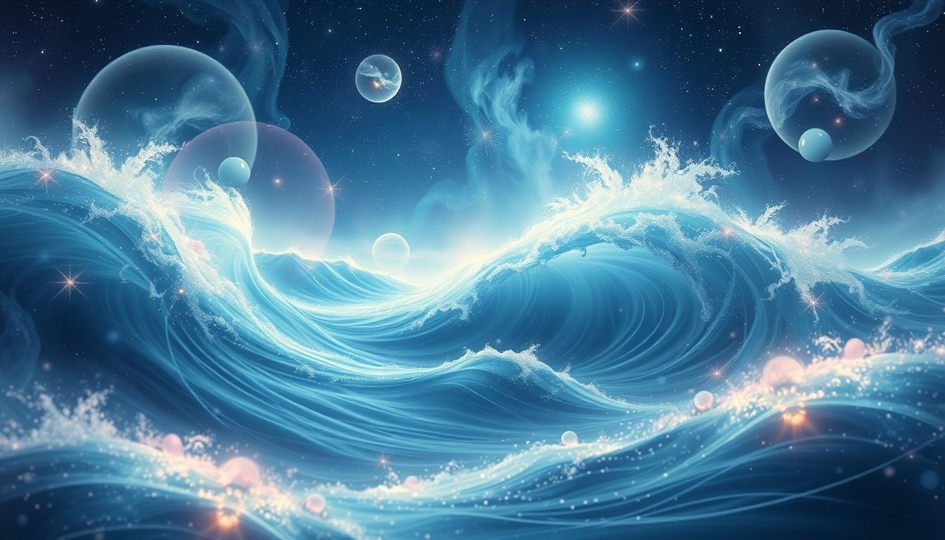 Les flots montants symbolisent souvent une montée émotionnelle intense.