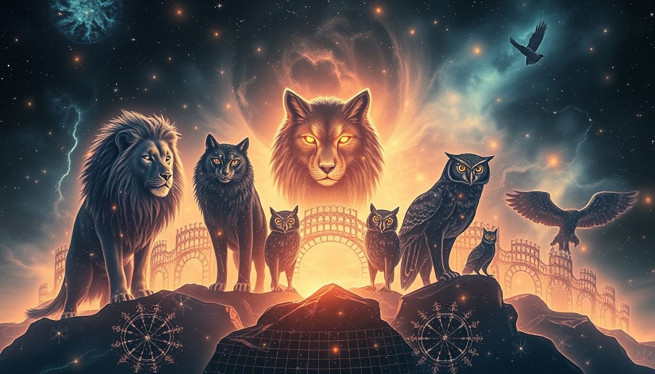 Rêver d'animaux fortifiés symbolise instinct de défense et sécurité.