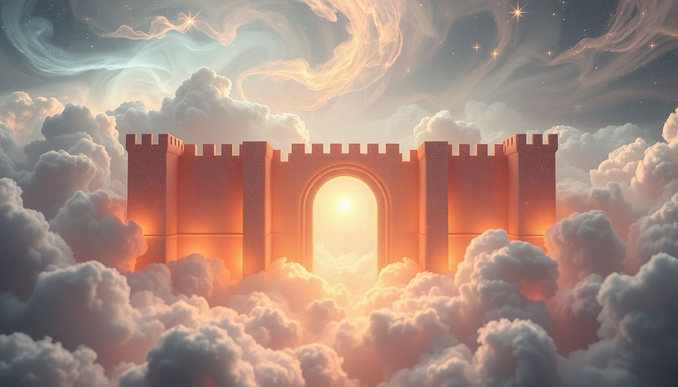 Rêver de fortifications symbolise souvent protection et équilibre émotionnel.