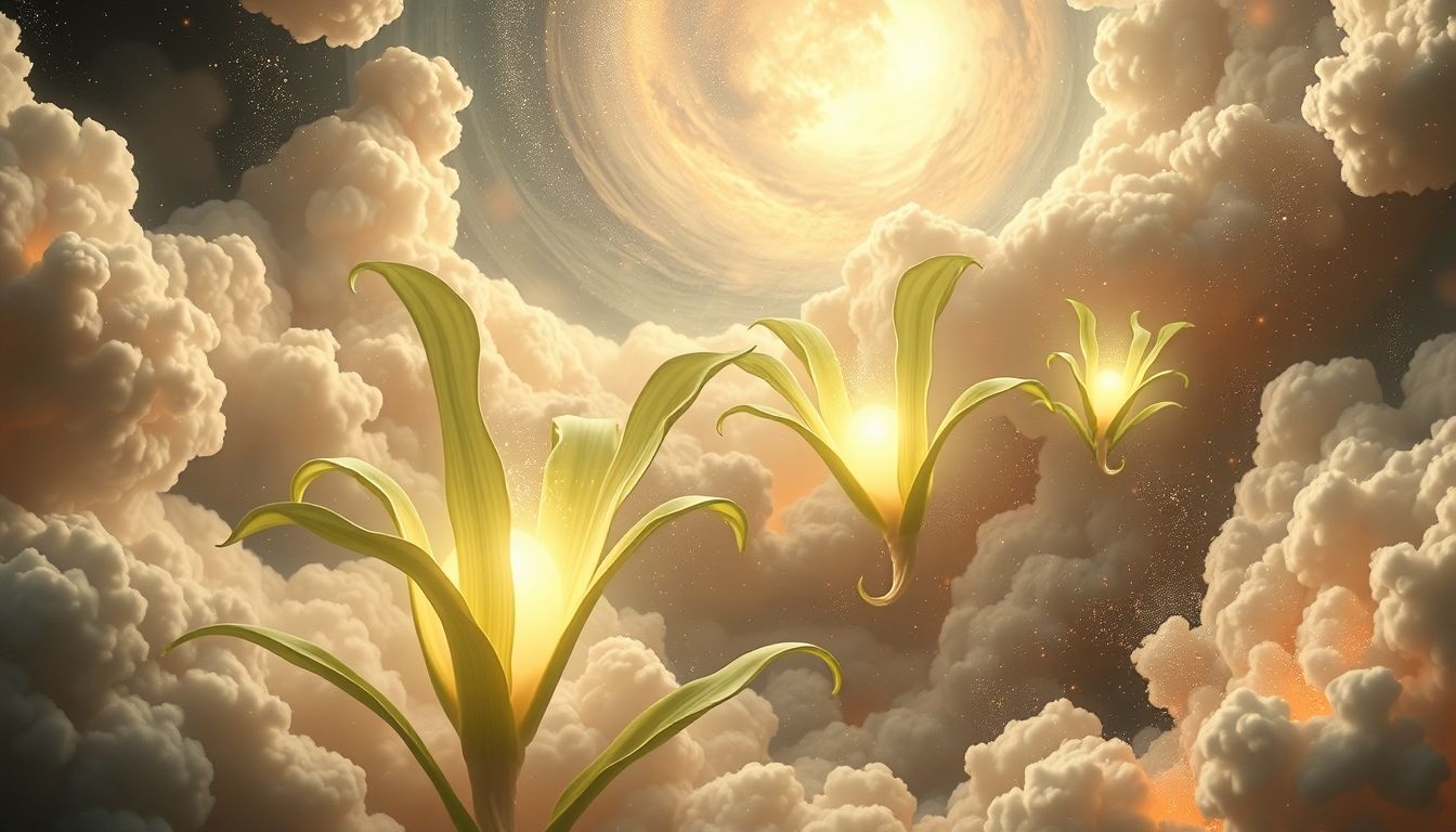 Rêver de grands poireaux symbolise richesse et succès à venir.