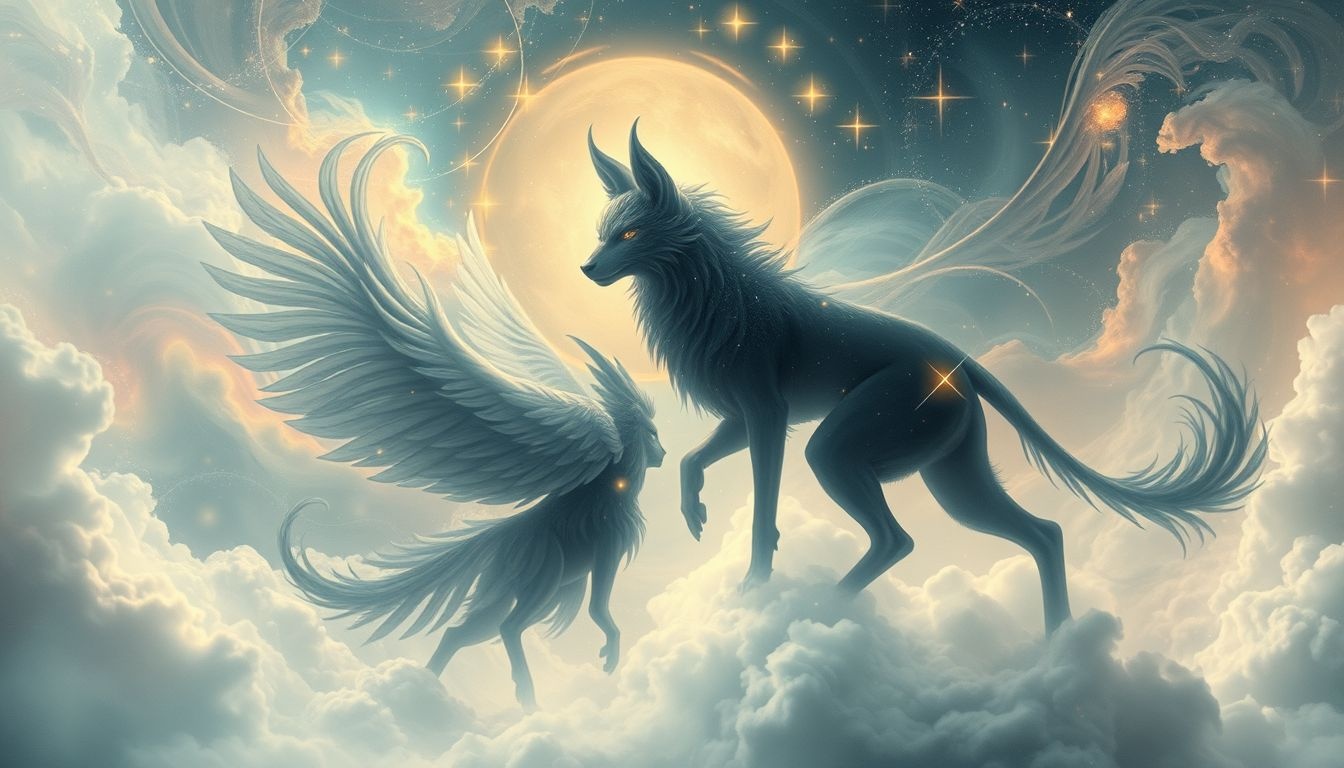 Maât et Anubis guident l’âme vers la vérité ultime.