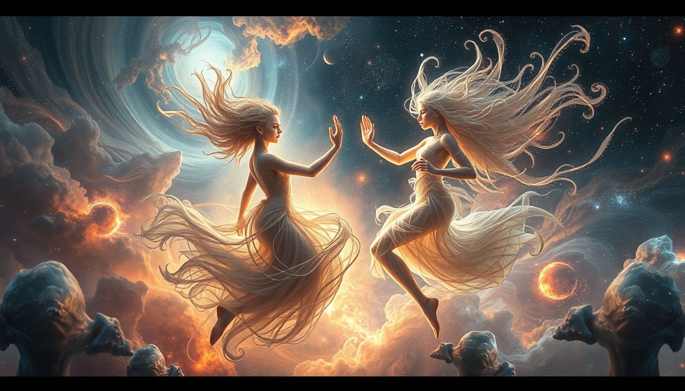 Rêver de Maât et Seth symbolise un conflit moral intérieur intense.