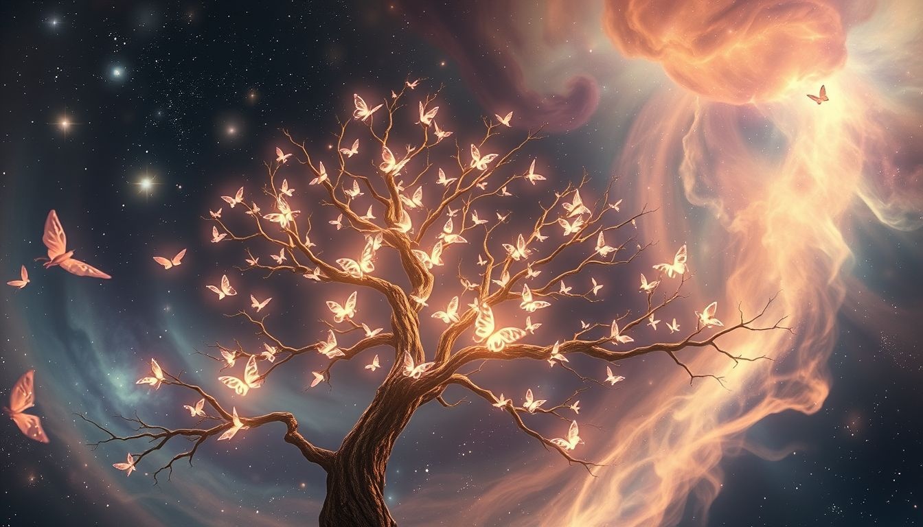 Rêver de papillons symbolise transformation et beauté passagère.