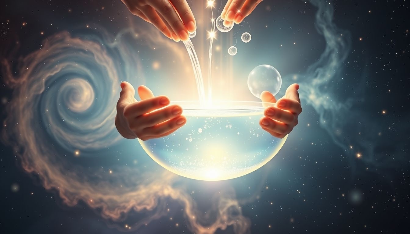 Remplir un bénitier en rêve symbolise l'enrichissement spirituel personnel.