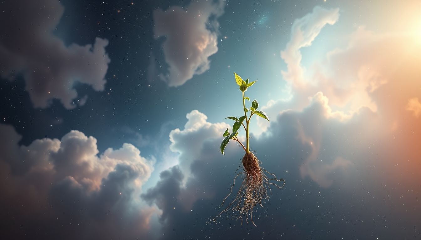 Rêver de renverser une plante symbolise souvent une stagnation personnelle.