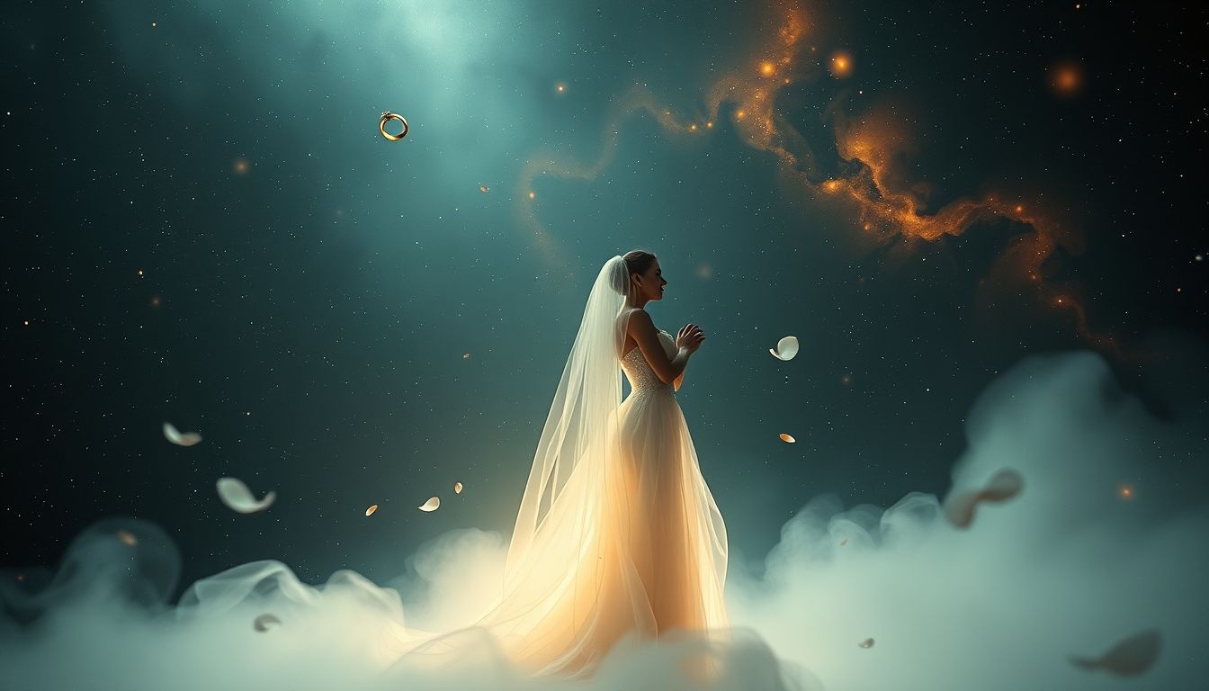 Rêver de son mariage symbolise souvent un nouveau départ personnel.