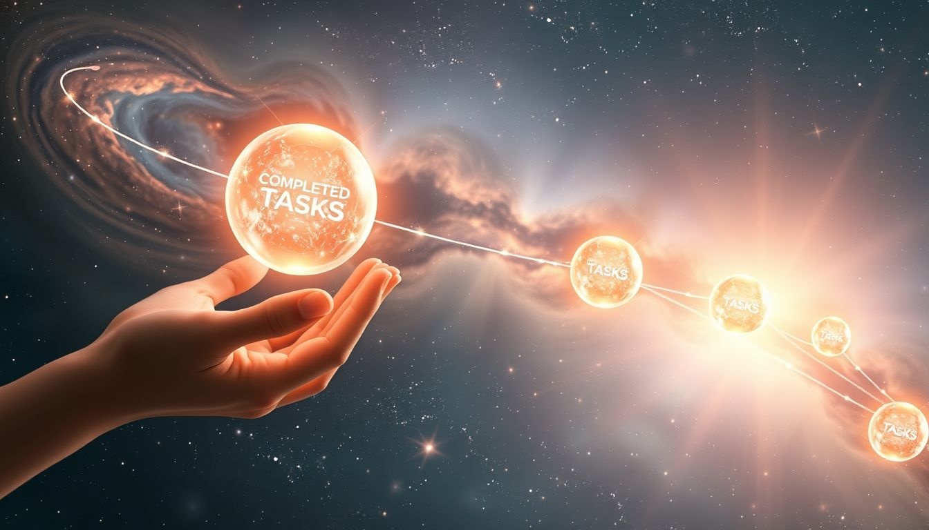 Rêver de finir un travail symbolise succès et reconnaissance imminente.