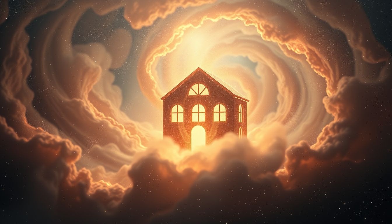 Rêver de terminer une maison symbolise la quête de stabilité intérieure.