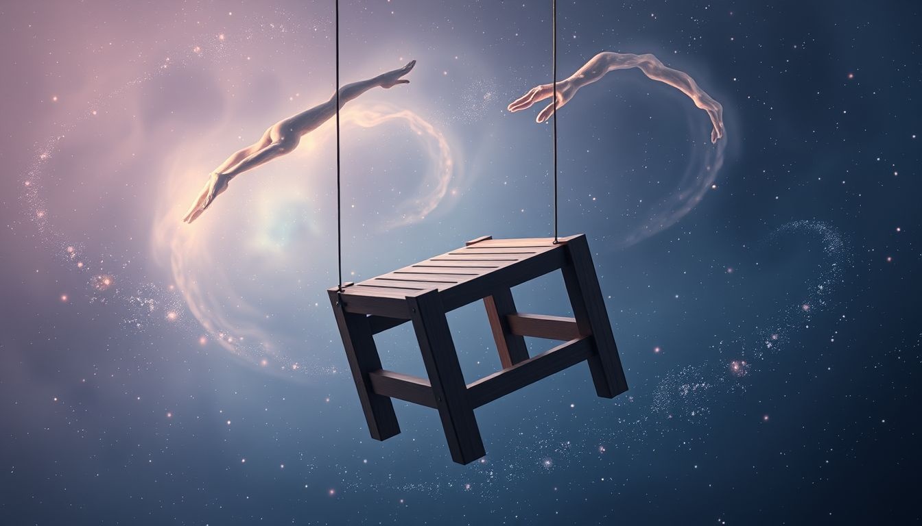 Rêver de tomber d'un tabouret symbolise une perte de contrôle.