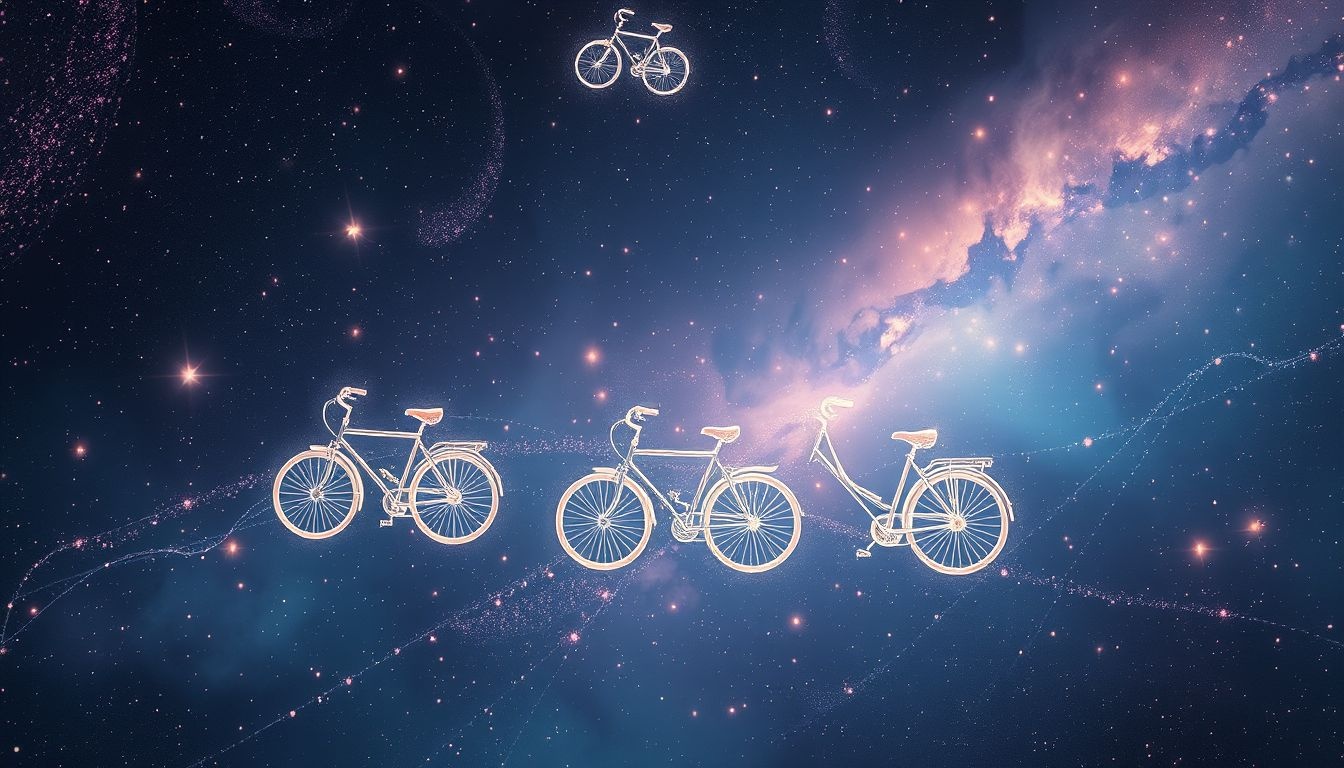 Rêver de voler un vélo symbolise souvent une perte significative.