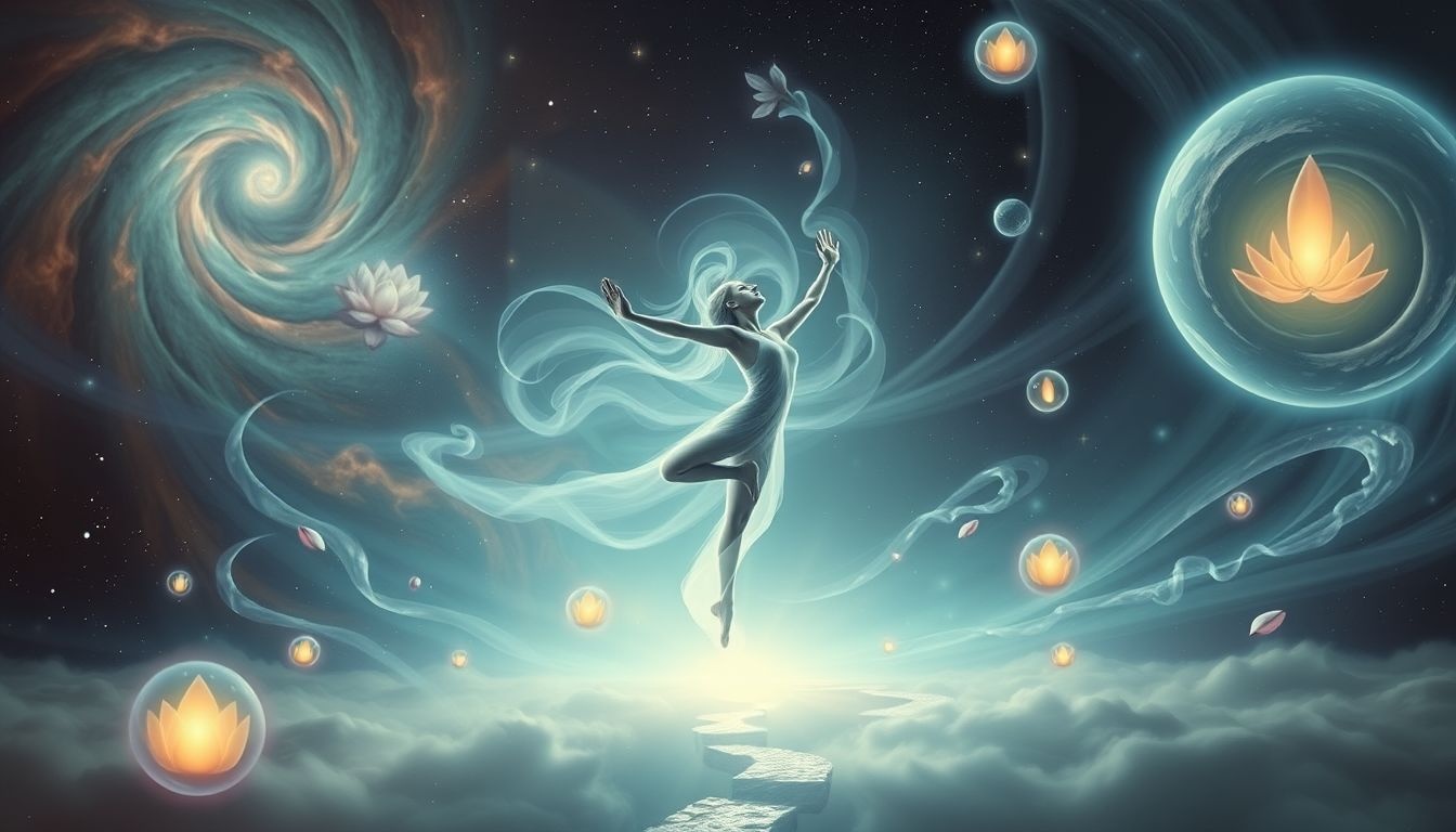 Rêver de yoga et voyage symbolise quête d'équilibre intérieur et découverte.