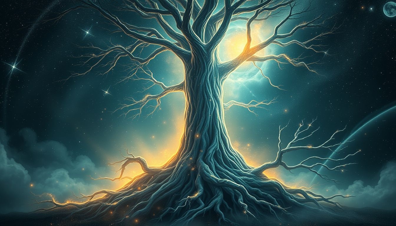 Le tronc symbolise stabilité, force intérieure et ancrage vital.