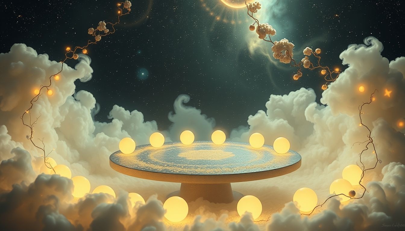 Partager un repas symbolise l’union et la chaleur humaine.