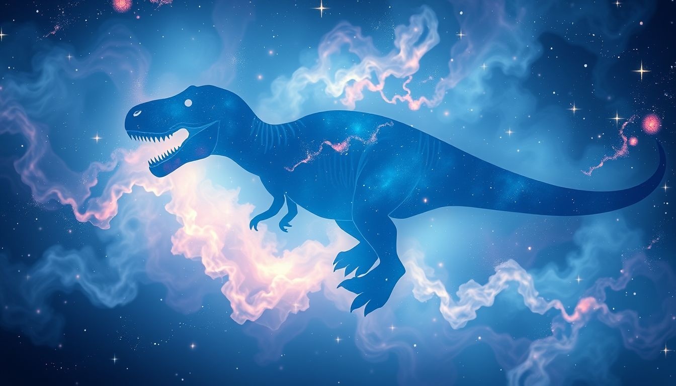 Le Tyrannosaure rex symbolise le pouvoir et la domination onirique.