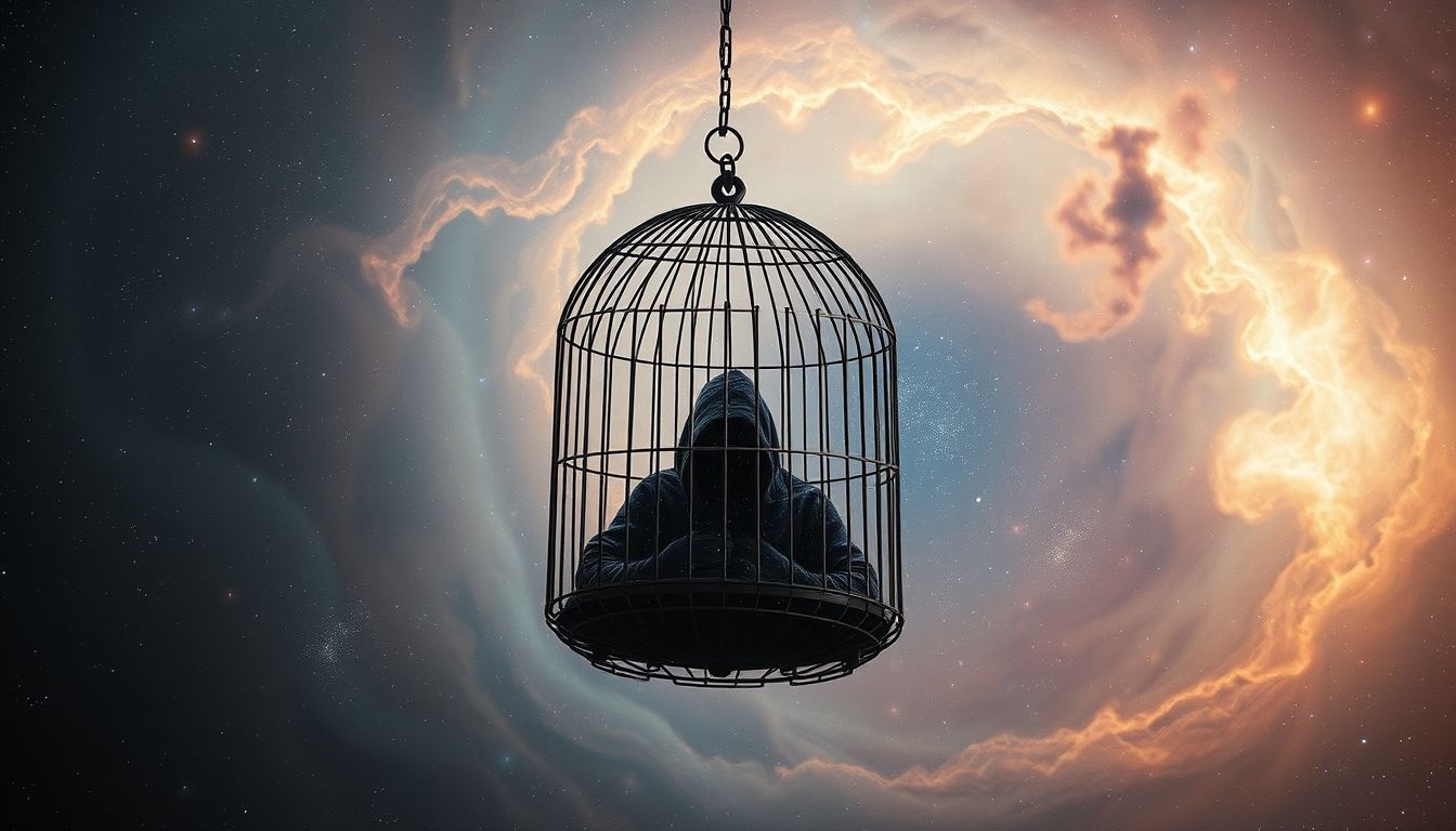 Être enfermé dans un bahut symbolise la peur de s'exprimer.