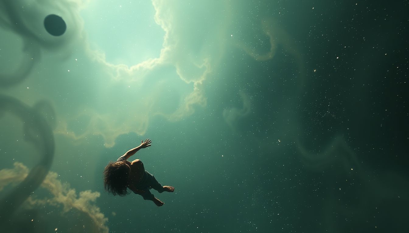 Flotter effrayé symbolise souvent peur et vulnérabilité intérieure.