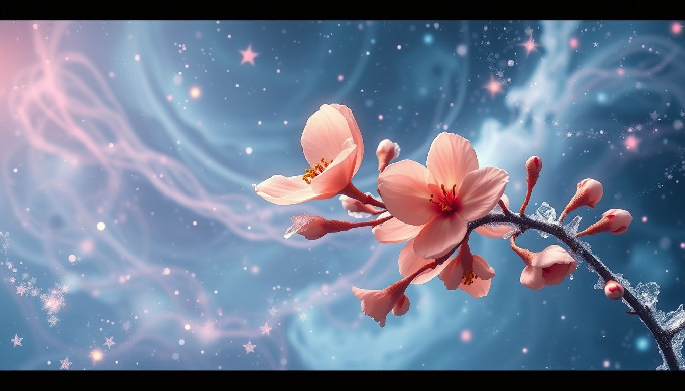 Rêver de fleurs de pêcher en hiver symbolise l'espoir persistant.