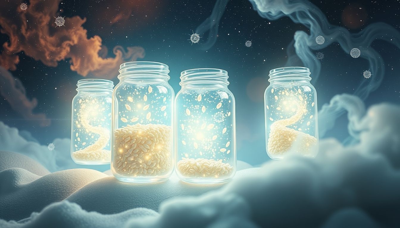 Les jarres pleines symbolisent richesse, prospérité et potentiel infini.