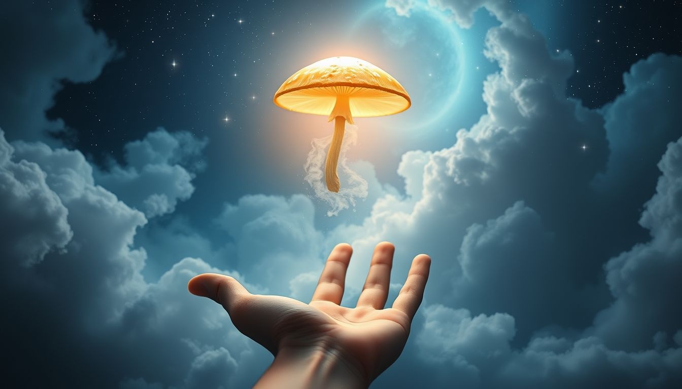 Choisir un seul champignon symbolise une décision importante à prendre.