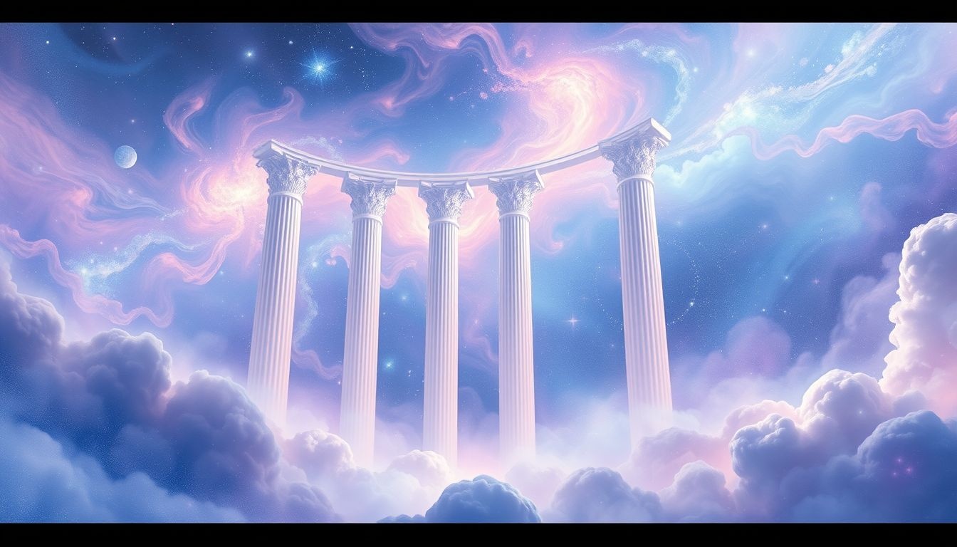 Les colonnes en rêve symbolisent stabilité et soutien intérieur profond.
