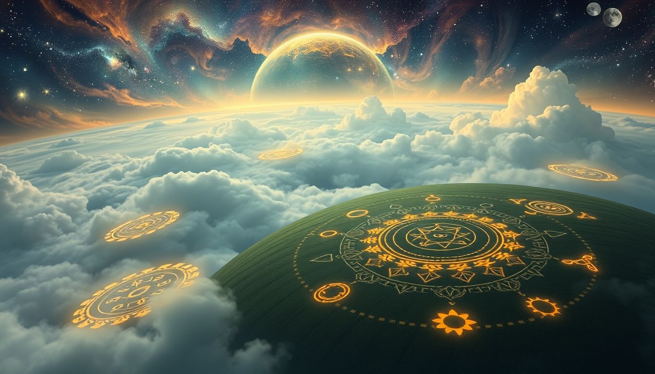 Les agroglyphes symbolisent souvent des messages mystérieux dans les rêves.