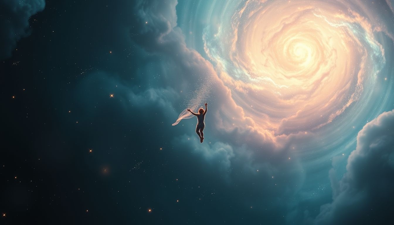 Tomber en rêve symbolise souvent la perte de contrôle personnelle.