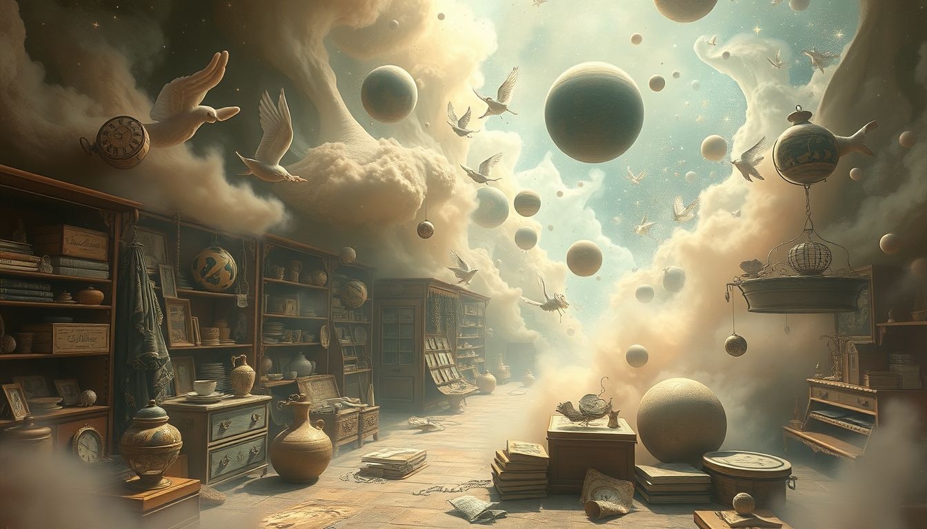 Rêver d'articles d'occasion symbolise la récupération de souvenirs oubliés.