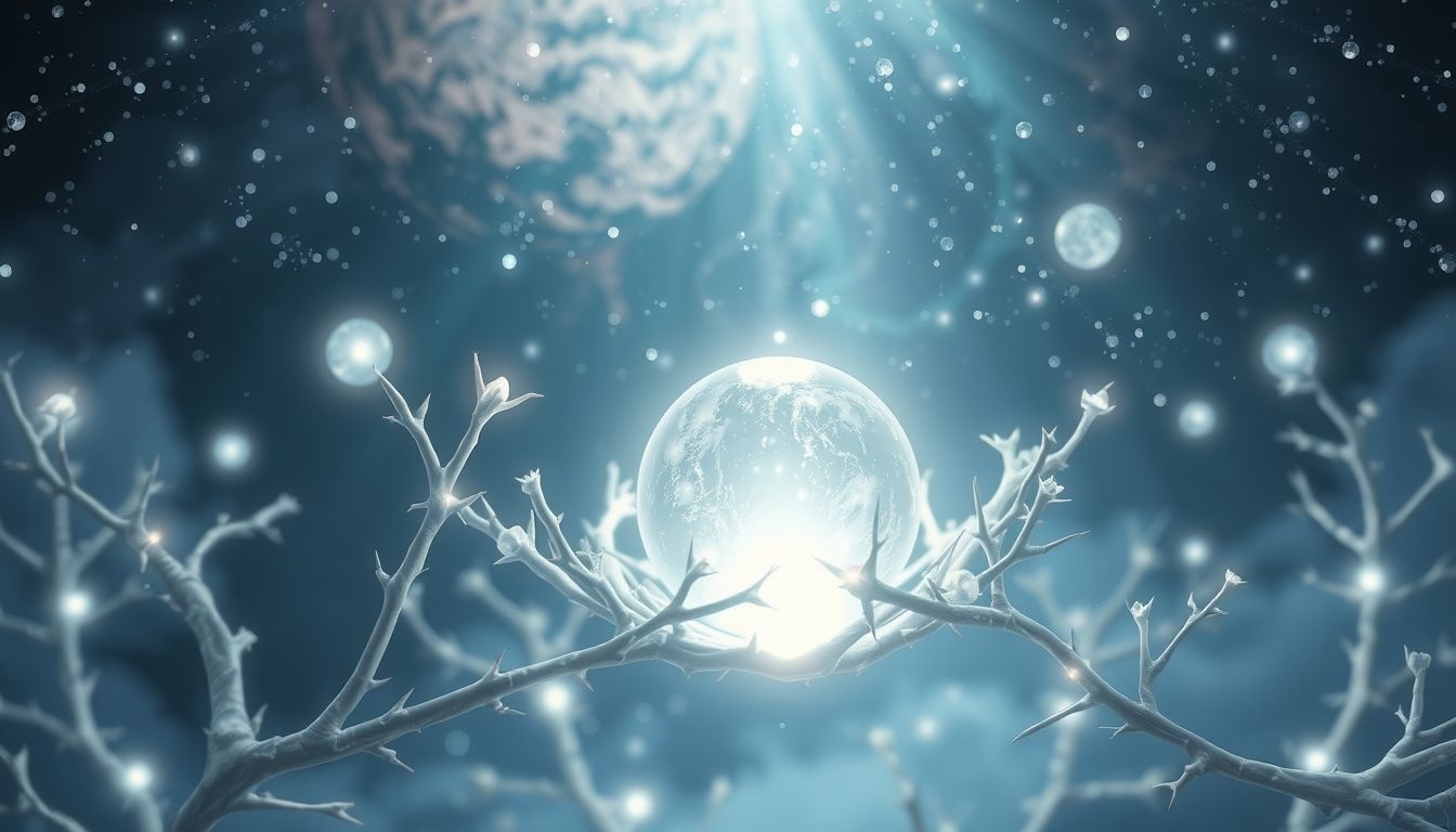 Rêver d'épines blanches symbolise pureté mêlée à protection divine.