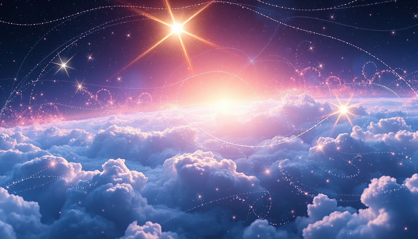 Rêver d’étoiles filantes symbolise souvent un espoir renouvelé.