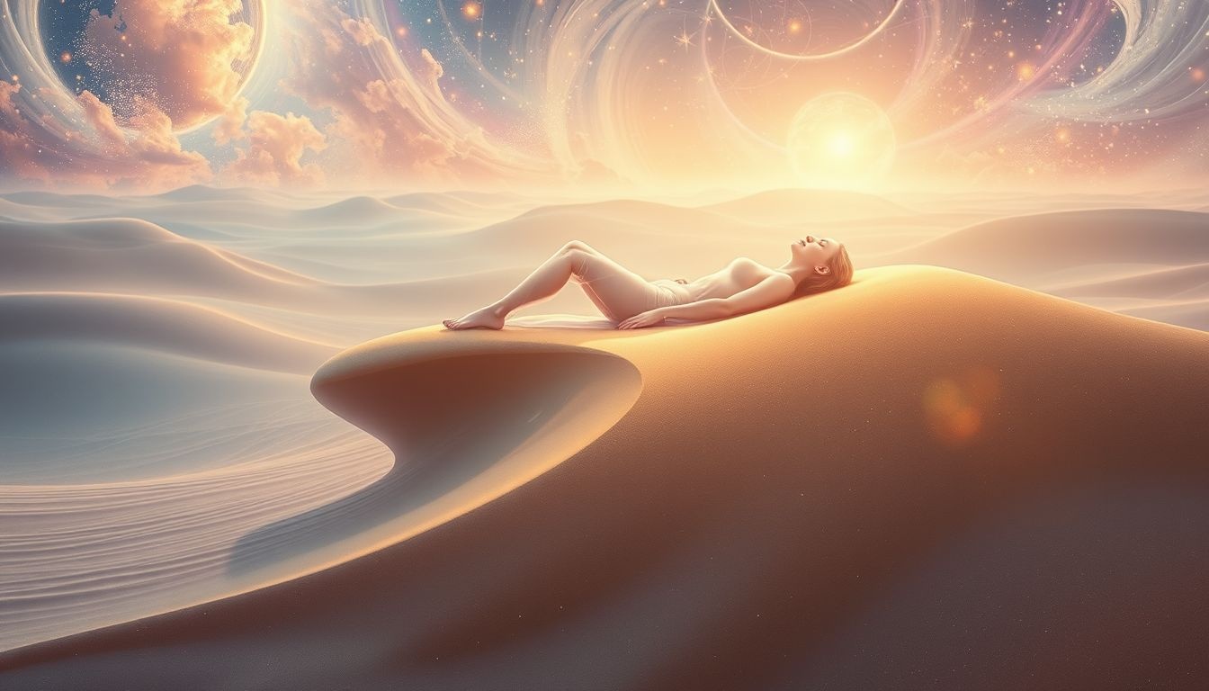Rêver d’être allongé sur le sable symbolise un équilibre fragile.